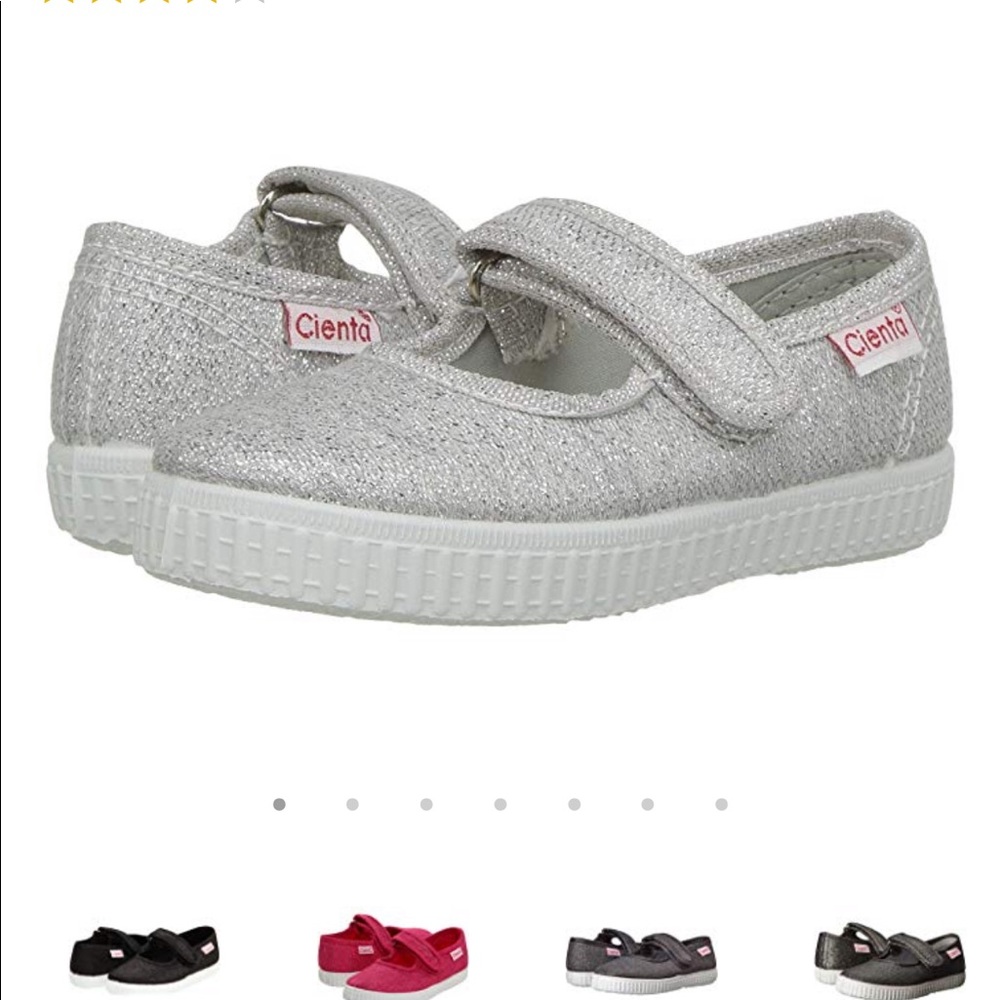 Silver Cienta Maryjane sneaker